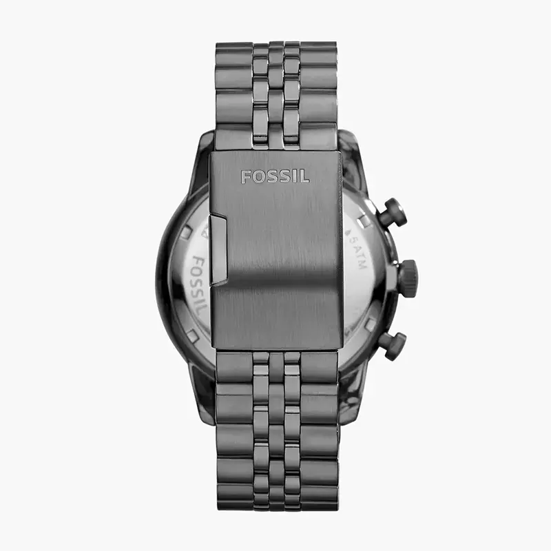 Fossil Townsman Chronograph Smoke Colored Men's Watch- FS4934